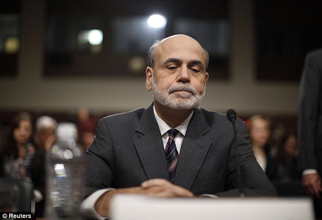 Loss of faith: Conservative politicians are concerned about the economic policies put into place by Ben Bernanke during his time as the chairman of the federal reserve