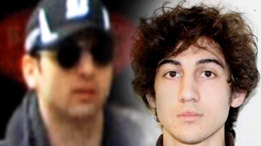 Boston bomb suspects Tamerlan Tsarnaev (L) Dzhokhar A Tsarnaev (R)