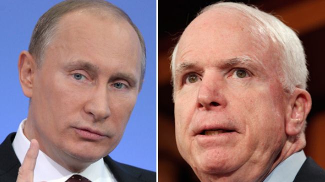 Russian newspaper Pravda has agreed to publish a column by Sen. McCain that will attack Russian President Vladimir Putin.