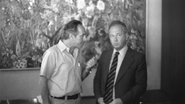 Shimon Peres and Yitzhak Rabin (photo credit: courtesy GPO)